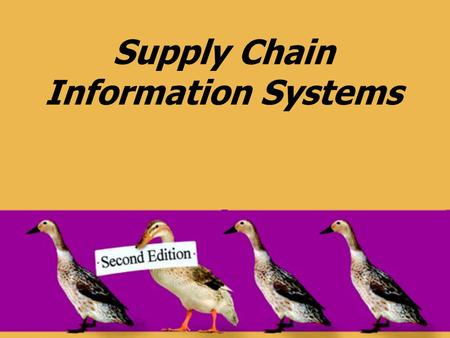 Supply Chain Information Systems. © 2008 Pearson Prentice Hall --- Introduction to Operations and Supply Chain Management, 2/e --- Bozarth and Handfield,