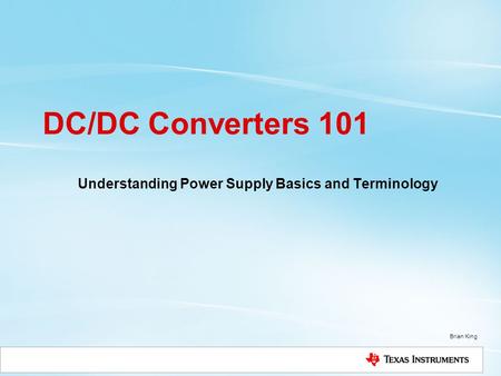 Understanding Power Supply Basics and Terminology