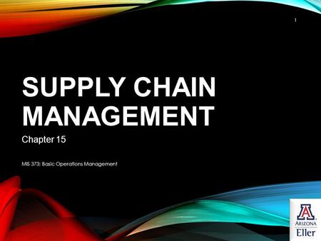 Supply Chain Management