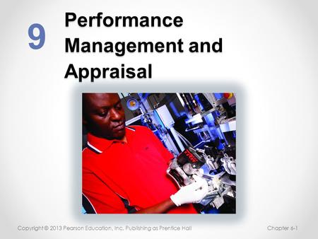 Performance Management and Appraisal