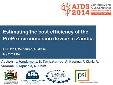 AIDS 2014, Melbourne, Australia July 25th, 2014