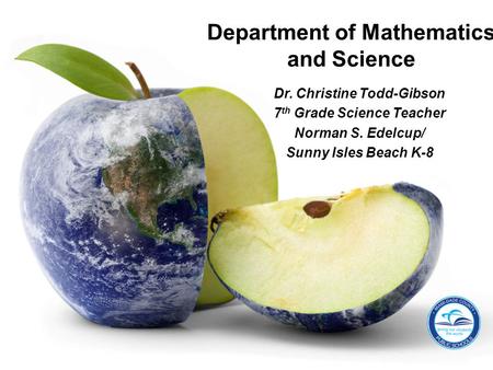 Department of Mathematics and Science