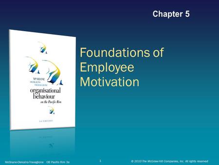 Foundations of Employee Motivation