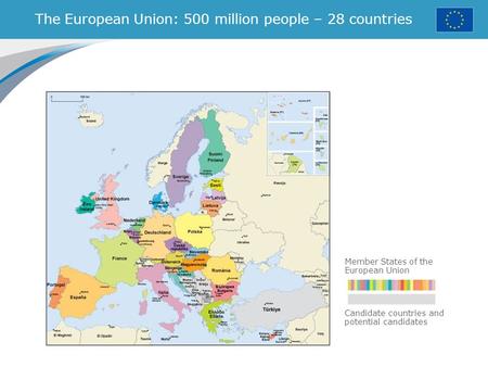 The European Union: 500 million people – 28 countries