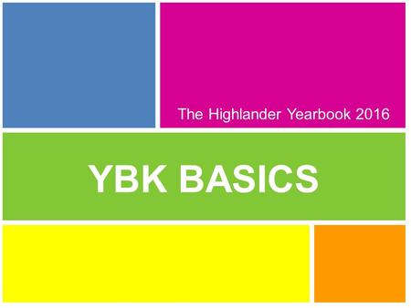 The Highlander Yearbook 2016