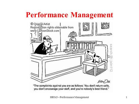 Performance Management