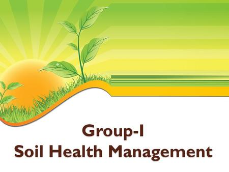 Soil Health Management