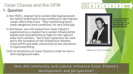 1. Question In the 1930’s, migrant farm workers like Esperanza and her family faced harsh living conditions in the migrant camps where they lived. They.