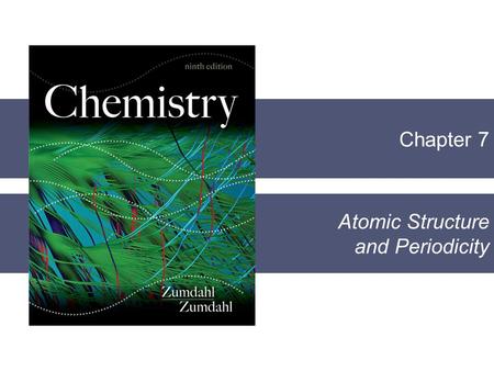 Chapter 7 Atomic Structure and Periodicity. Section 7.1 Electromagnetic Radiation Copyright © Cengage Learning. All rights reserved 2 Different Colored.