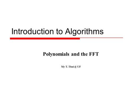 Introduction to Algorithms