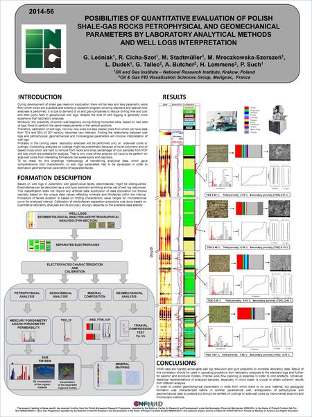 G. Leśniak 1, R. Cicha-Szot 1, M. Stadtmüller 1, M. Mroczkowska-Szerszeń 1, L. Dudek 1, G. Tallec 2, A. Butcher 2, H. Lemmens 2, P. Such 1 1 Oil and Gas.