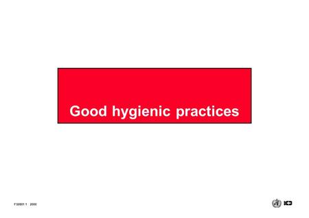 Good hygienic practices