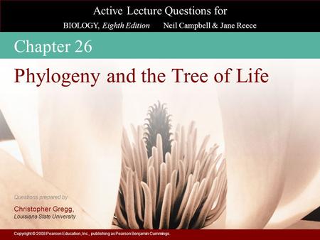 Phylogeny and the Tree of Life