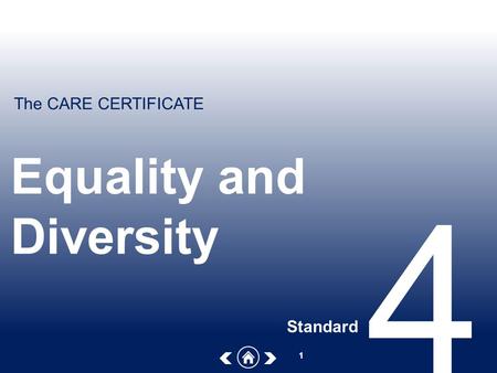 Equality and Diversity