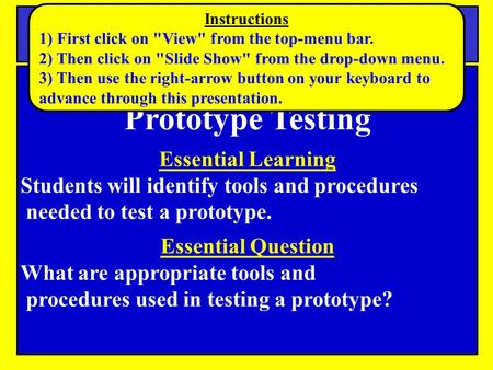 SPI 0807.T/E.1 Prototype Testing