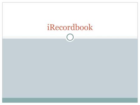 IRecordbook.