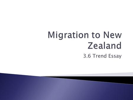 Migration to New Zealand