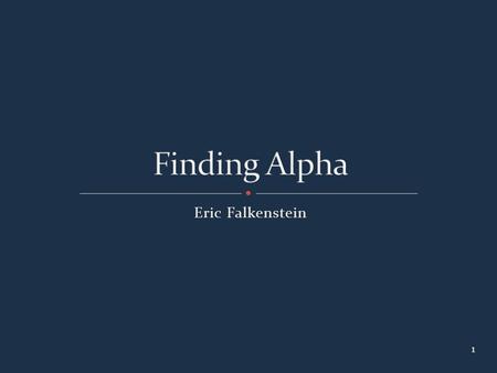 Eric Falkenstein 1. In general, risk is not related to return At very low risk, there is a positive risk-return trade-off effect At very high risk, there.