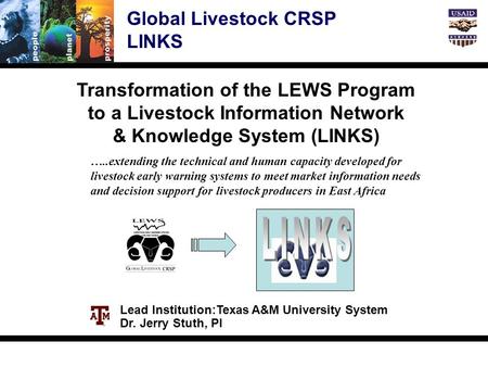 LINKS Global Livestock CRSP LINKS