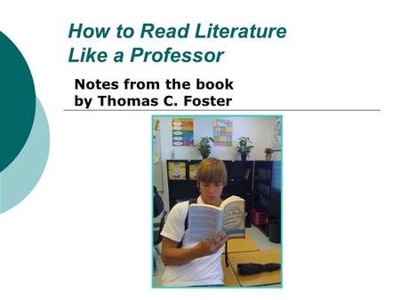 How to Read Literature Like a Professor