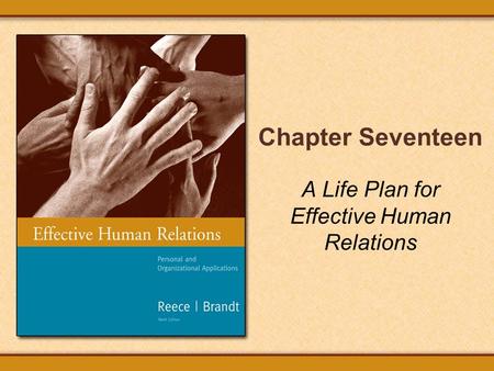 A Life Plan for Effective Human Relations