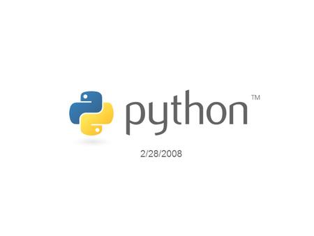 2/28/2008. >>> Overview Arrays in Python – a.k.a. Lists Ranges are Lists Strings vs. Lists Tuples vs. Lists Map-Reduce Lambda Review: Printing to a file.