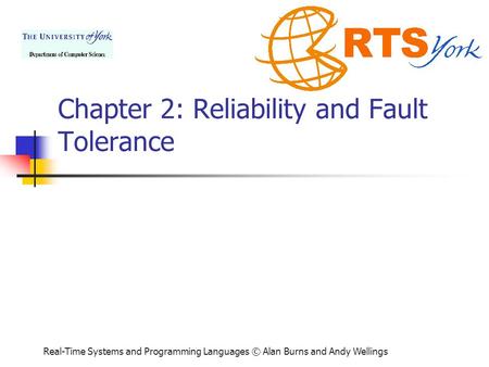 Chapter 2: Reliability and Fault Tolerance