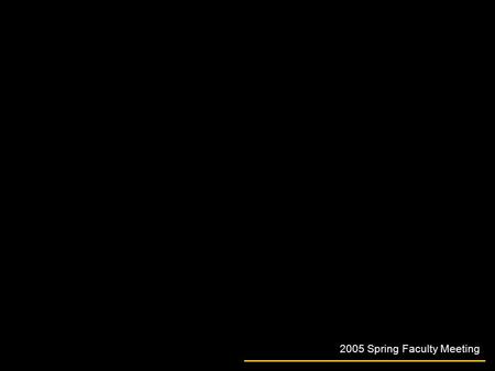 1 2005 Spring Faculty Meeting. Spring Faculty Meeting Sal Monaco, Dean The Graduate School of Management & Technology February 5, 2005 UMUC Inn & Conference.