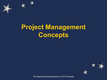 Project Management Concepts