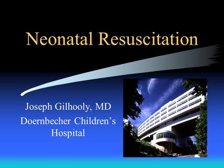 Neonatal Resuscitation