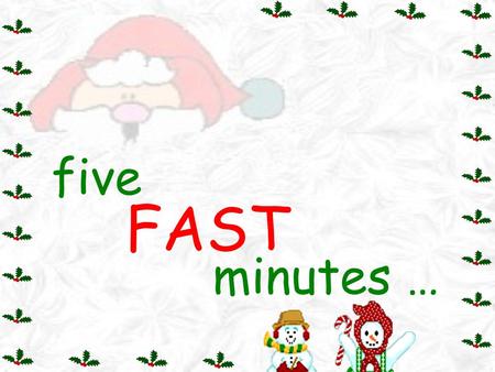 five FAST minutes … Why FAST? How FAST? measure the muon lifetime   to a precision of 1 ppm (~ 2 ps) measure the Fermi coupling constant G F to a precision.