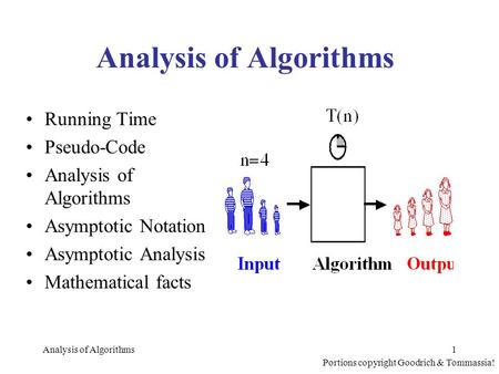 Analysis of Algorithms