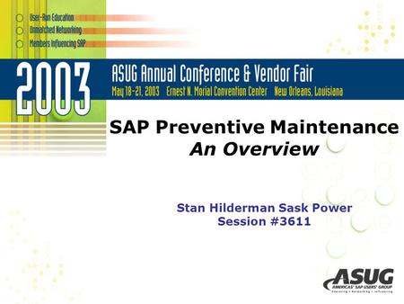 SAP Preventive Maintenance An Overview