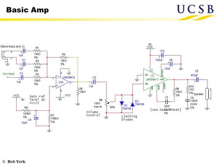 © Bob York Basic Amp. © Bob York Amp with Tone Control.