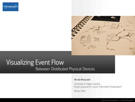 Physical User Interfaces Information Visualization | Nicolai Marquardt Between Distributed Physical Devices Visualizing Event Flow Nicolai Marquardt University.