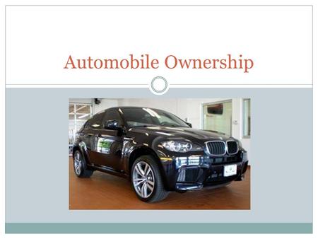 Automobile Ownership. Gas Prices How have gas prices changed over the last 60 years? YearPrice per Gallon 19500.27 19550.30 19600.31 19650.31 19700.35.