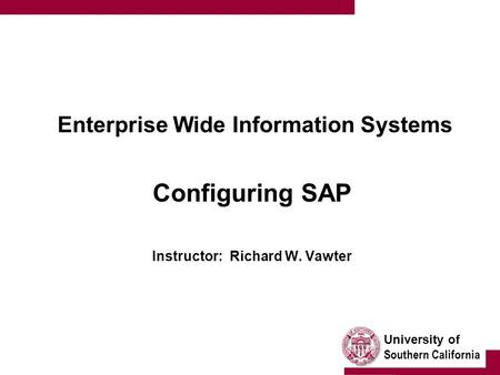 Objectives The primary objective of this discussion is to show how the SAP R/3 Implementation Guide (IMG) can be used to aid the project team in configuring.