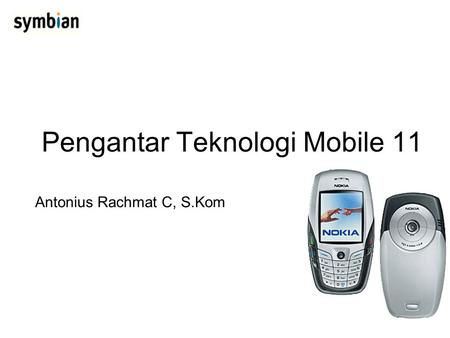 Pengantar Teknologi Mobile 11