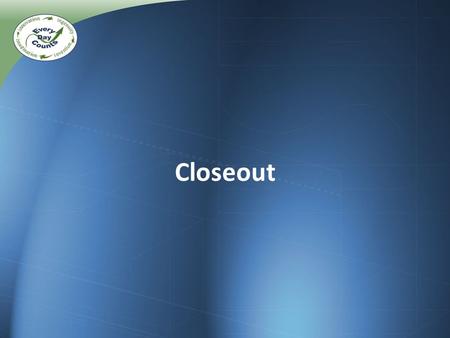 Closeout. ABC/PBES Web Resource