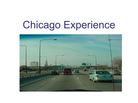 Chicago Experience. Our Home Away From Home Spoken words.