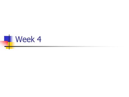 Week 4. What am I doing? Learn about searching different resources in next few weeks To provide a focus: Gather sources for an Annotated Bibliography.