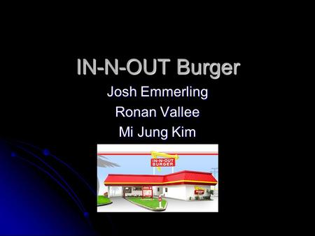 Josh Emmerling Ronan Vallee Mi Jung Kim