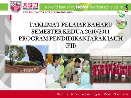 TAKLIMAT PELAJAR BAHARU SEMESTER KEDUA 2010/2011