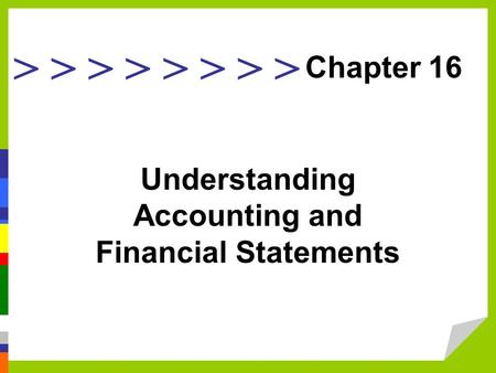 Understanding Accounting and Financial Statements