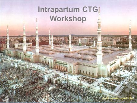 Intrapartum CTG Workshop. Case # 1 A 26 years old, G 3 p 3 with H/O twin delivery in the first pregnancy, admitted to the hospital at 31 weeksgestation.