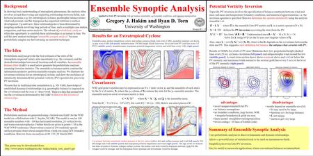 Background In deriving basic understanding of atmospheric phenomena, the analysis often revolves around discovering and exploiting relationships between.