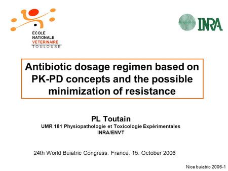 UMR 181 Physiopathologie et Toxicologie Expérimentales