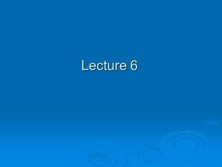 Lecture 6. Hypothesis tests for the population mean  Similar arguments to those used to develop the idea of a confidence interval allow us to test the.