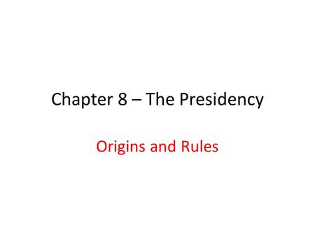 Chapter 8 – The Presidency Origins and Rules. How does the following cartoon illustrate Nixon’s comment “Those on the right can do what only those on.