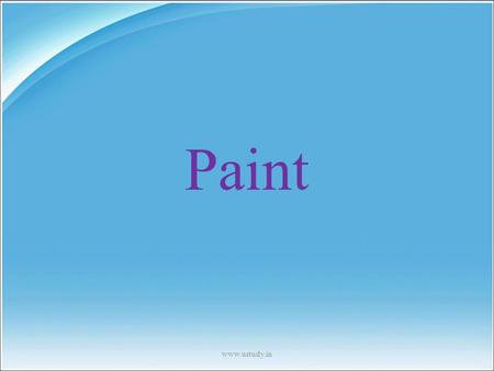 Paint www.ustudy.in.